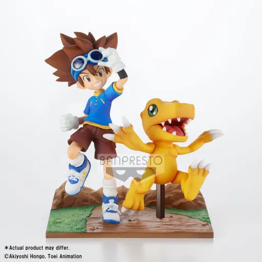 Digimon Adventure Adventure Archives Taichi and Agumon figure 15cm